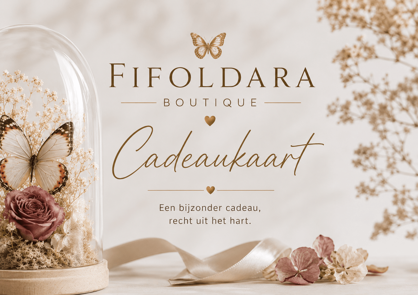 Cadeaukaart – Geef een blijvende herinnering cadeau - Fifoldara Boutique